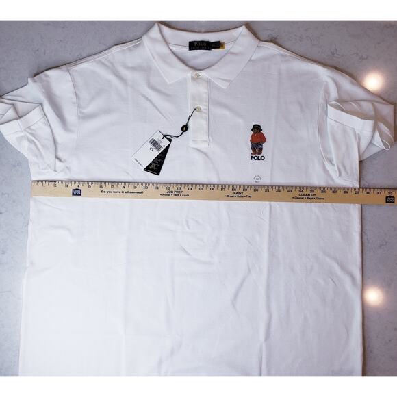 NWT POLO RALPH LAUREN Custom Classic SS Bear Polo Shirt Men's 3XLT *Minor Flaw* - Picture 8 of 11